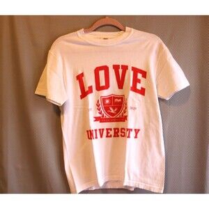 LOVE University Comfort Colors Women's T-Shirt SZ Small
